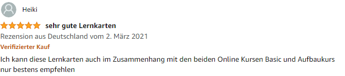 Bewertung auch der AdA-KursModule