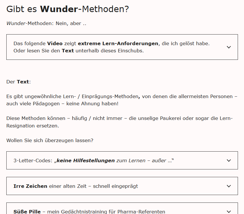 Screenshot von der verlinkten Seite 'Über mich'